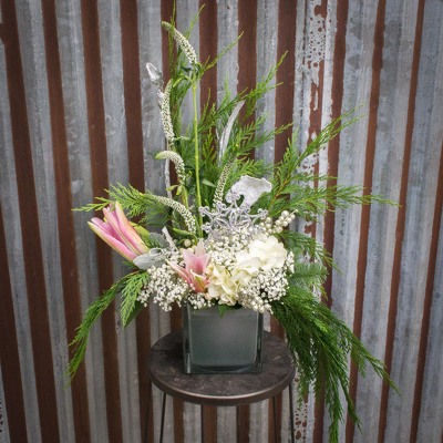 Silver Cube Arrangement from Marion Flower Shop in Marion, OH